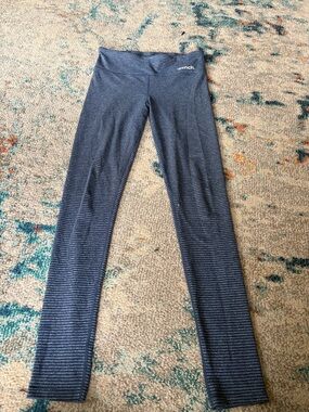 Bench Navy and Light-Striped Performance Leggings